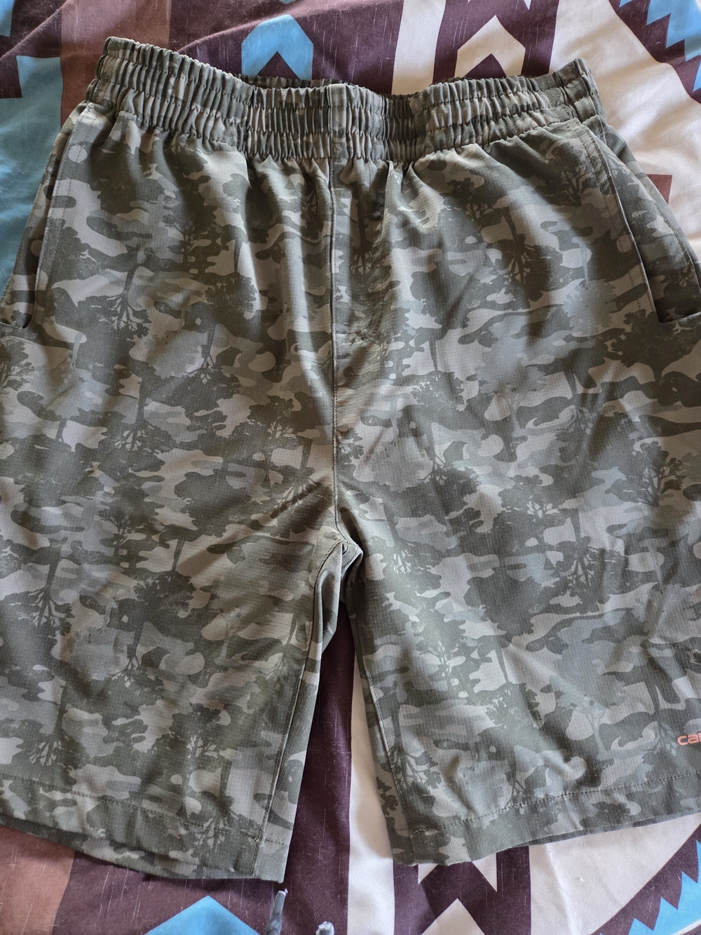 Boy's Carhartt Kids Camo Pull-On Shorts